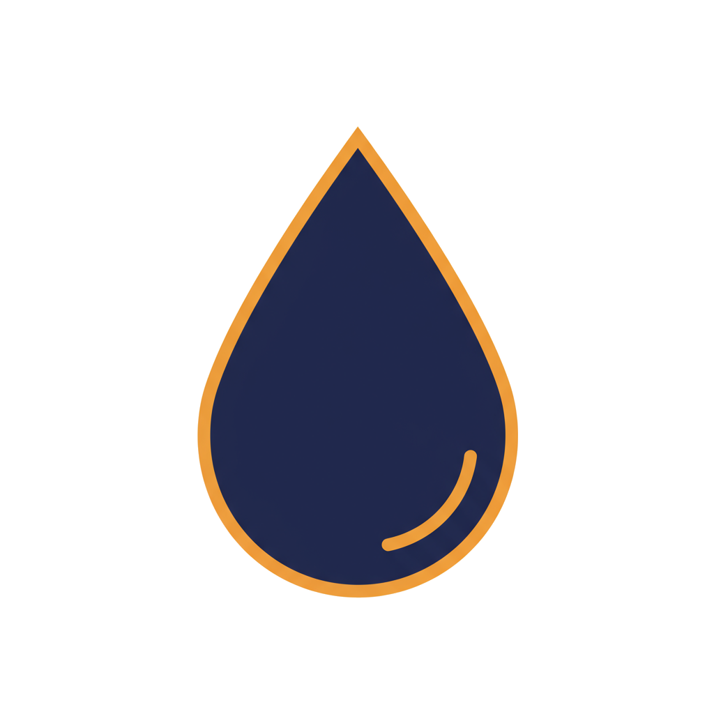 Water damage restoration service icon